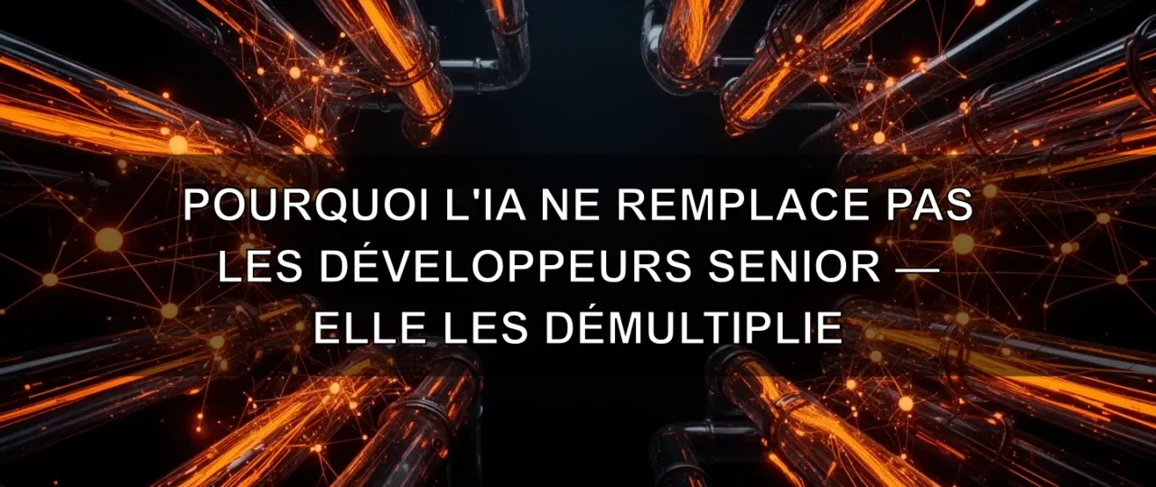 Pourquoi l'IA ne remplace pas les développeurs senior — elle les démultiplie !