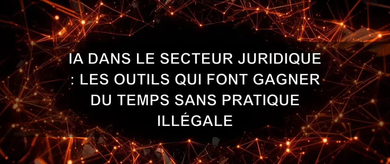 AI in the Legal Sector: Tools That Save Time Without Crossing into Unlawful Practice